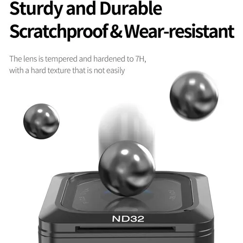 TELESIN Polariser/ND Filter Set  | for DJI Action 2 Cameras | CPL/ND8/ND16/ND32