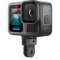  GoPro 1/4-20 Mounting Finger Adapter fitted to the base of a HERO13 Black camera.