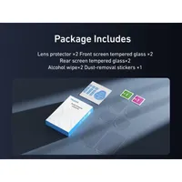 Double Protection: TELESIN Twin Pack includes two complete sets of lens and screen protectors for the DJI Osmo Action 6.