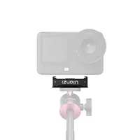The ULANZI OA26 adapter shown between a DJI Osmo Action 6 and a ball head, both greyed out as not included.