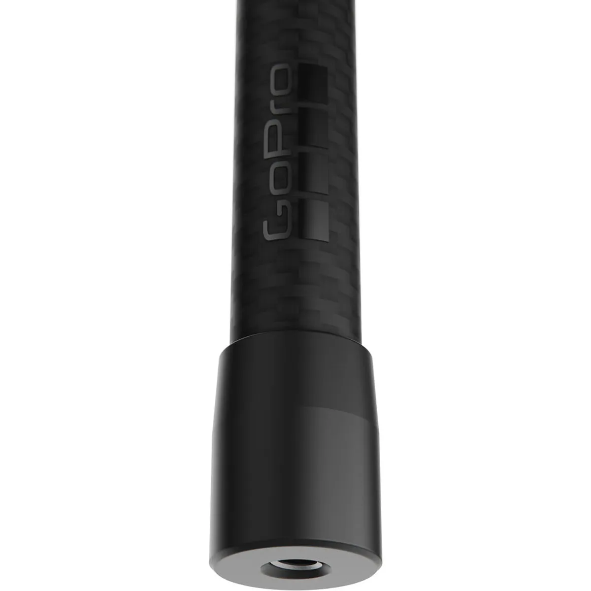 GoPro Carbon Fibre Extension Rod Set showing the 1/4-20 thread connector in the base.