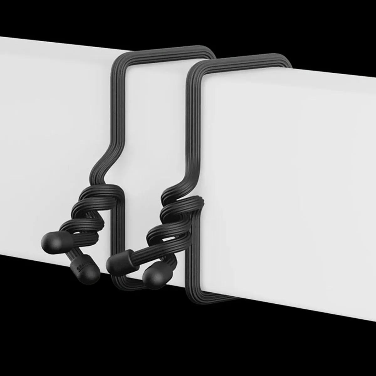 GoPro Flexible Grip Mount attached to a railing, back view.