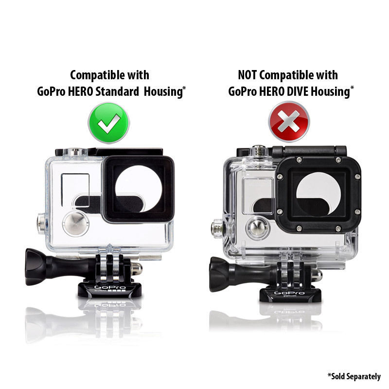 Skeleton Back Door With Open Back Fits Gopro Hero3 4 Standard