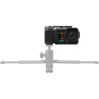 GoPro Point-and-Shoot Grip with camera mounted on a tripod via the built-in 1/4-20 thread.