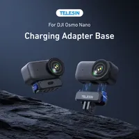 TELESIN charging adapter base designed specifically for the DJI Osmo Nano action camera.