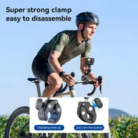 Super strong clamp mechanism showing easy installation and removal for road cycling and high-impact mountain biking.