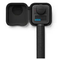 GoPro Protective Camera Case for MAX2 open with camera still attached to an extension pole.