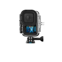 GoPro Protective Housing fitted with a MISSION 1 camera, mounted Vertically.