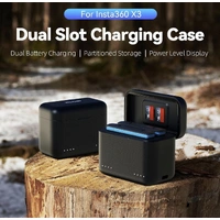 TELESIN Battery Charging Box for Insta360 X4 Camera Batteries