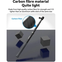 TELESIN 1.2m Selfie Stick | Carbon Fibre Pole | 2nd Gen