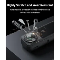 9H Hardness scratch-resistant tempered glass protecting the Insta360 X5 lenses from sharp objects and impacts.