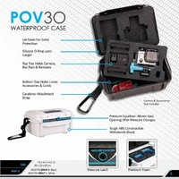 UK Pro POV 30 Storage Case for Action Cameras  | Waterproof | Black or White