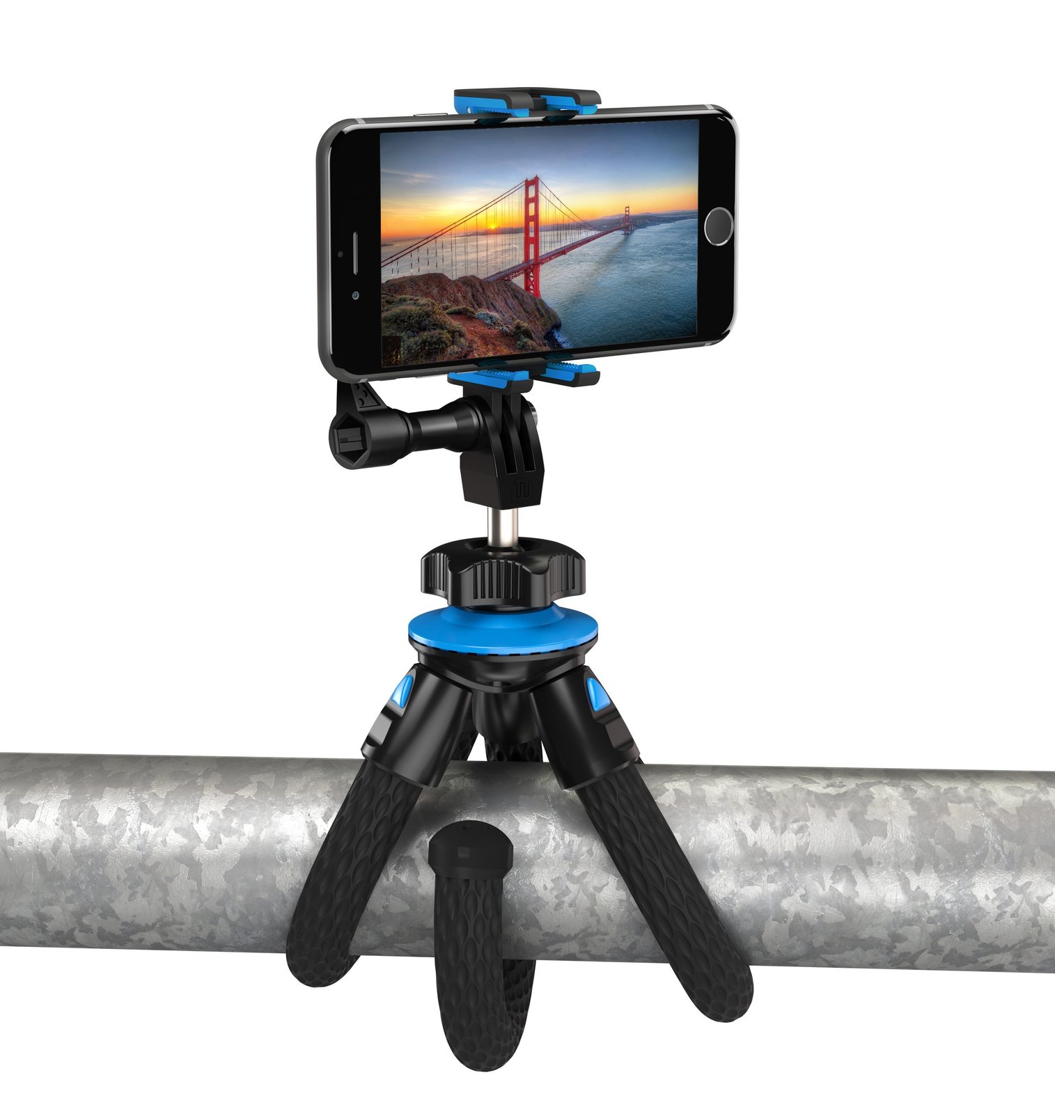 GoPole FlexBase 12" Flexible Tripod for GoPro & Smartphones HERO GEAR