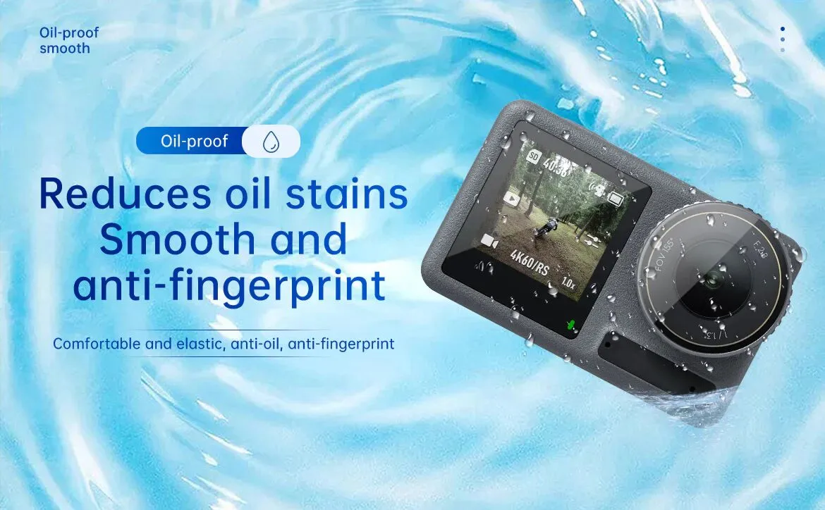 TELESIN Lens and Screen Protectors for DJI Action5 Pro | HD Film Set