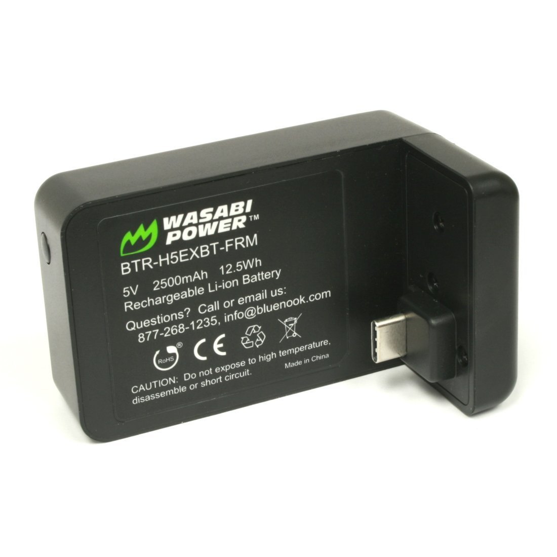 Go Pro Hero Wasabi Power 2500mAh Extended Battery For HERO6