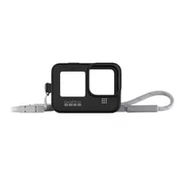 GoPro Sleeve & Lanyard in Black.