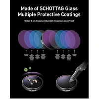 TELESIN Polariser/ND Filter Set | for DJI Action3/Action4/Action5 Pro | CPL/ND8/ND16/ND32