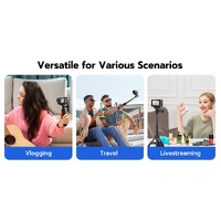 Telesin Mini Selfie Stick 2.0 | Mini Tripod Pole | for Action Cameras