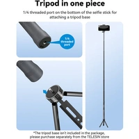 TELESIN 1.2m Selfie Stick | Carbon Fibre Pole | 2nd Gen