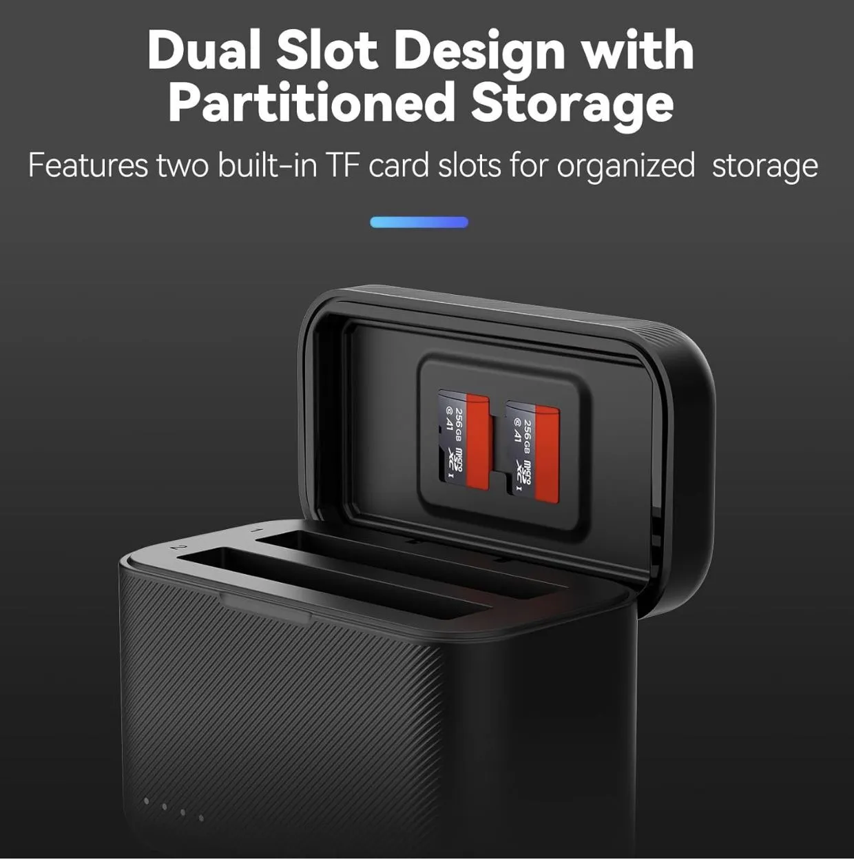 TELESIN Battery Charging Box for Insta360 X4 Camera Batteries