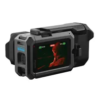 GoPro Point-and-Shoot Grip rear angle showing open access to camera buttons, rear screen, and built-in cold shoe.