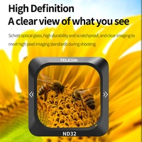 TELESIN Polariser/ND Filter Set  | for DJI Action 2 Cameras | CPL/ND8/ND16/ND32