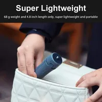 ULANZI MT-10 Mini Grip Tripod Base Grey super lightweight callout showing pocket size and 68g weight.