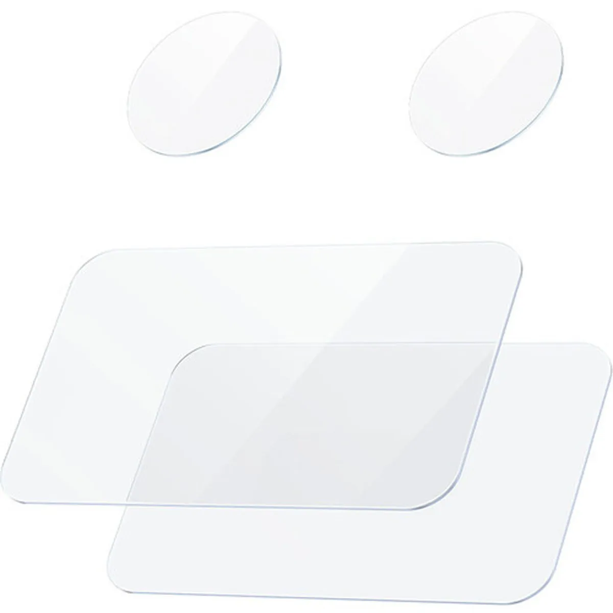 Complete TELESIN twin pack with two tempered glass screen protectors and two flexible TPU lens films for Insta360 GO Ultra.