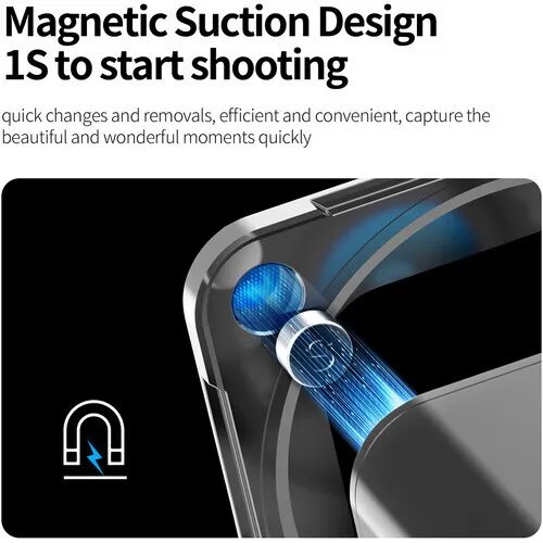 TELESIN Polariser/ND Filter Set  | for DJI Action 2 Cameras | CPL/ND8/ND16/ND32