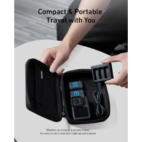 Telesin TRIPLE Slot USB Charger and 2 x Batteries KIT for GoPro HERO13