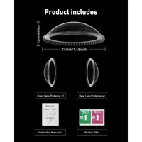 Inclusions: 2 x TELESIN Premium Lens Guards and Cleaning Kit. Note: Insta360 X5 camera is NOT included.