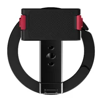 Top view of the ULANZI MagLock mount showing the textured silicone camera plate, red latches and circular base ring.