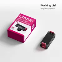 ULANZI OA24 magnetic latch adapter beside its retail box. One adapter per pack.