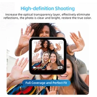 TELESIN Lens and Screen Protectors for DJI Action 2 | HD Film Sets (2-Pack)