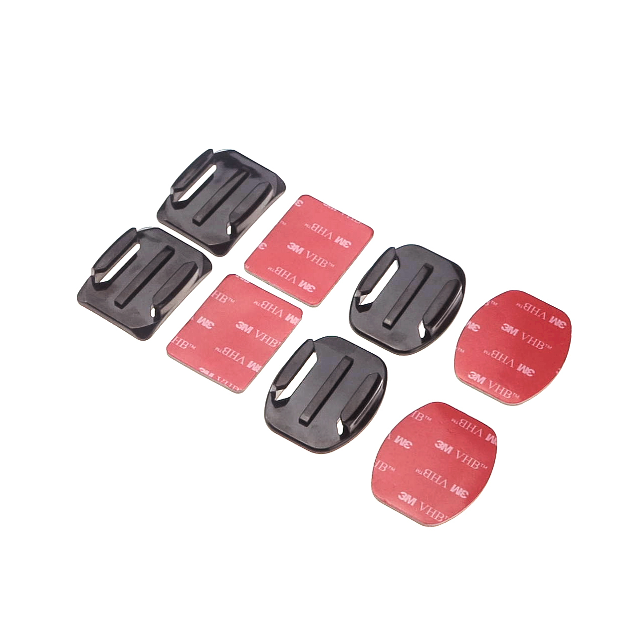 Adhesive Mount Pack for GoPro HERO Cameras 2x Flat / 2x Curved HERO