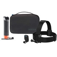 Genuine GoPro Adventure Kit | The Handler + HeadStrap + QuickClip + Compact Case