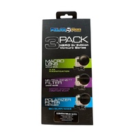 PolarPro Filter 3-Pack (Macro Lens/ND/Polariser) for GoPro HERO3+/HERO4 Standard Housings