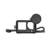 TELESIN Silicone Cover for DJI Action3/Action4/Action5 Pro | with Lens Cover + Lanyard
