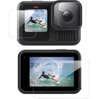 TELESIN Lens and Screen Protectors For GoPro HERO13 - HD Film Sets (2-Pack)
