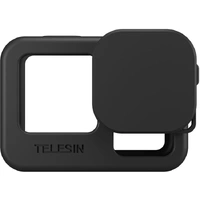 Telesin Black Silicone Protective cover / Lens Cover / Lanyard for GoPro HERO13/12/11 Black/10/9