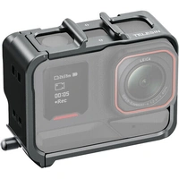 TELESIN Ultra-Light Metal Camera Cage | for Insta360 ACE/Ace Pro/Ace Pro2 | with Cold Shoe Mount