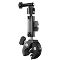 TELESIN S3-HBM-01 Quick Release Crab Claw Handlebar Clamp for GoPro, DJI and Insta360. 360 ° Articulating mount.