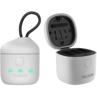 TELESIN Allin Box | 3 Slot USB Battery charger / Storage Box for GoPro HERO9/HERO10