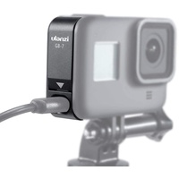 ULANZI G8-7 Aluminium Open Door/Battery cover for GoPro HERO8 Black | Allows Cable Entry to USB Port