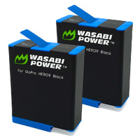 Wasabi Power Batteries for GoPro HERO9/HERO10 (2 Pack) - 1730mAh