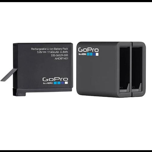 Genuine GoPro Dual Battery Charger + battery for GoPro HERO4