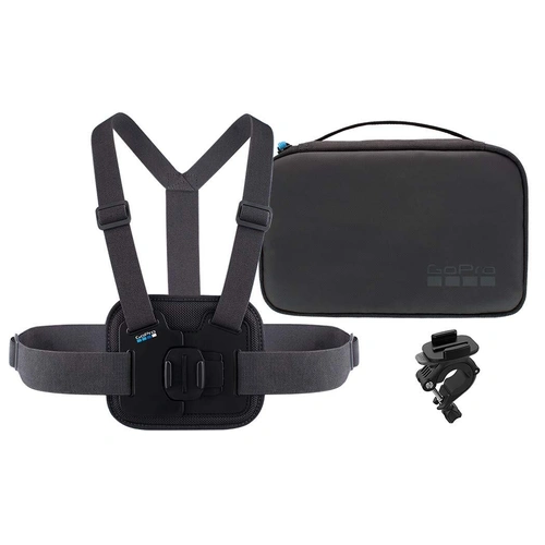 Genuine GoPro Sports Kit | PRO Chesty + Handlebar Mount + Compact Case