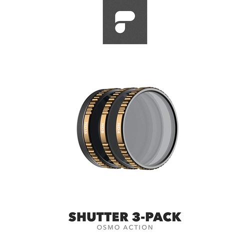 PolarPro Filters for DJI Osmo Action Camera | Cinema Series | 3-Pack SHUTTER Collection