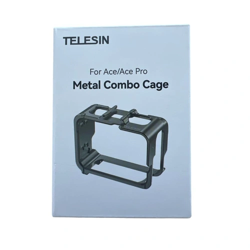 TELESIN Metal Camera Cage | for Insta360 Ace/Ace Pro Cameras