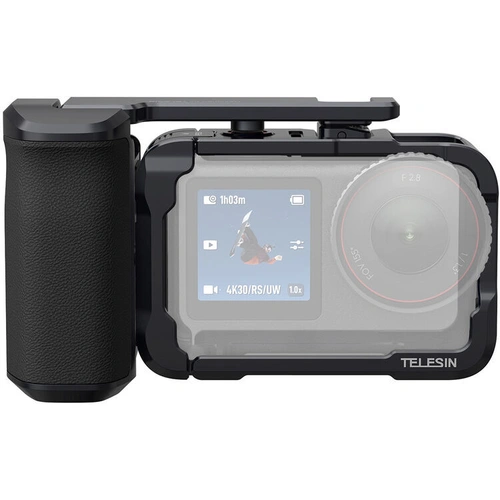 TELESIN Street Shot Set | Metal Camera Cage / Handle Grip | for DJI Osmo Action6